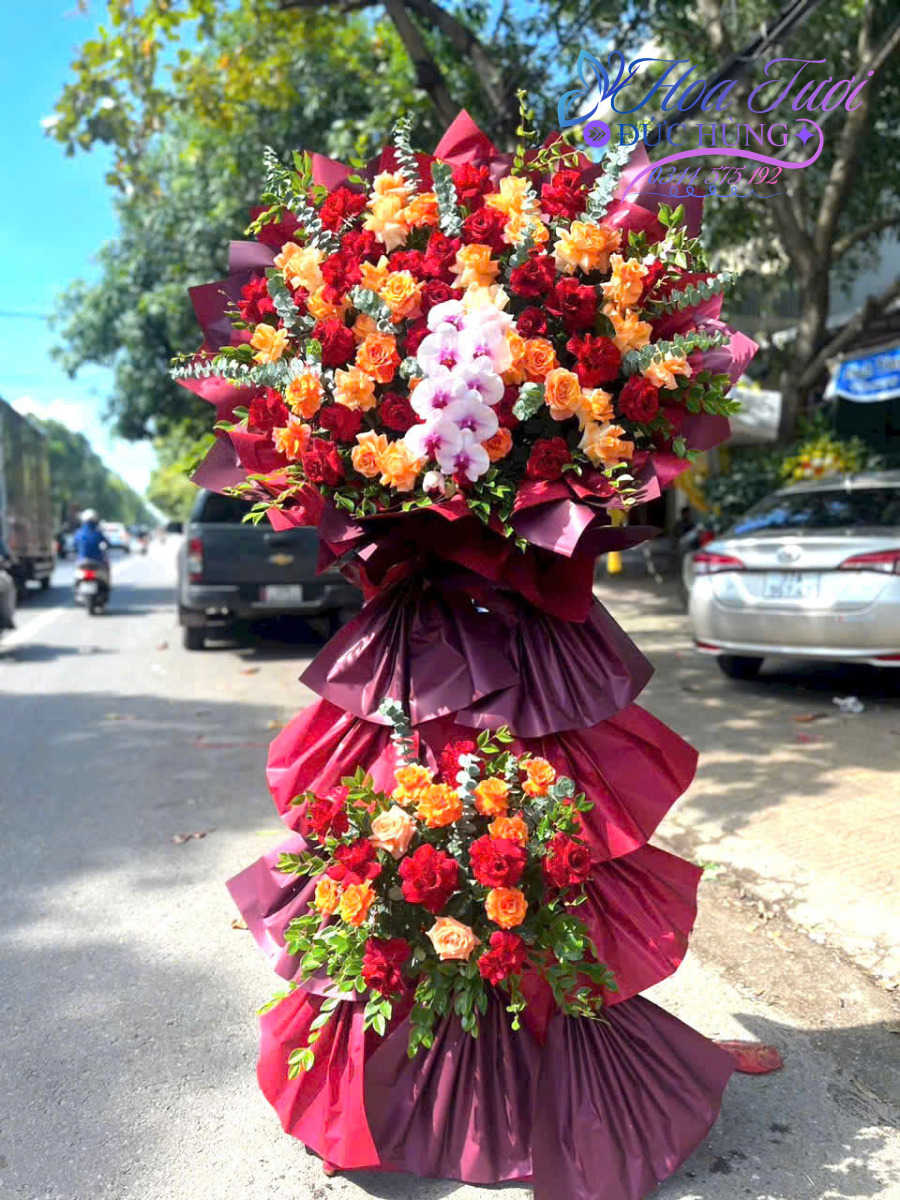 Kệ Hoa Chúc Mừng 037
